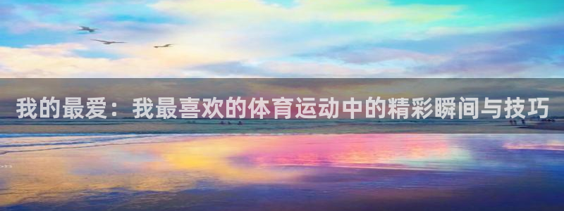 飞速体育直播在线观看官方：我的最爱：我最喜欢的体育运动中的精彩瞬间与技巧